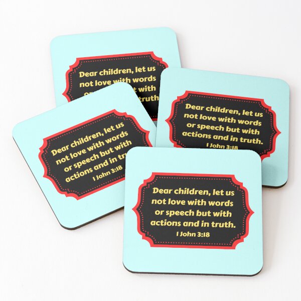 Item preview, Bible Verse 1 John 3:18 designed and sold by Prayingwarrior.