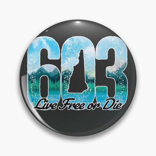 Item preview, 603 NH Live Free or Die - New Hampshire Wildlife Landscape designed and sold by designsbycollin.
