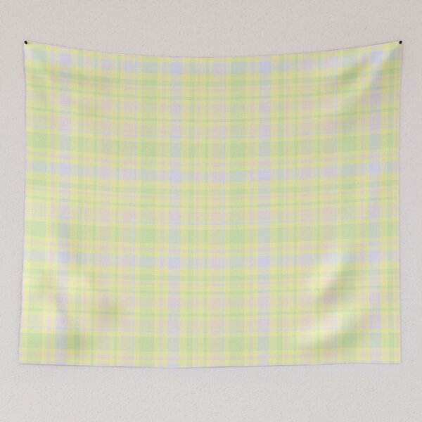 Item preview, light yellow green flannel designed and sold by Rawan Alghunmien.