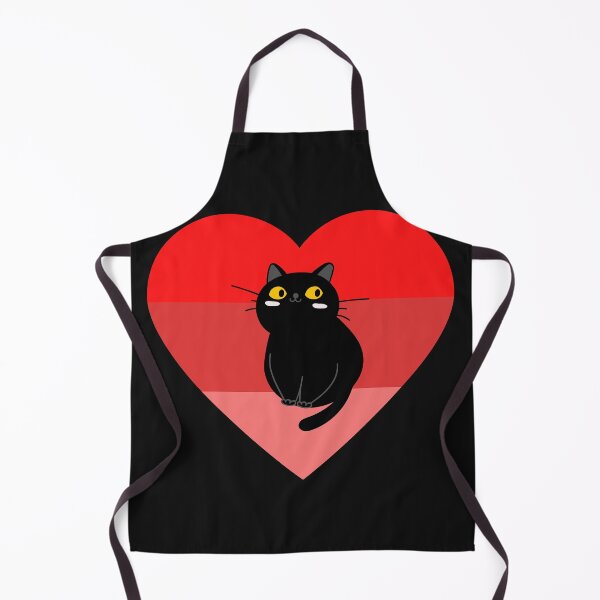 Item preview, cat heart sunset designed and sold by Highhocreations.