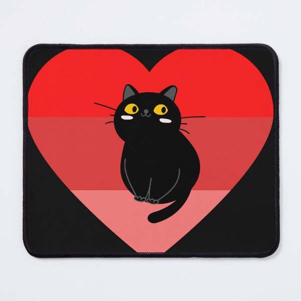 Item preview, cat heart sunset designed and sold by Highhocreations.