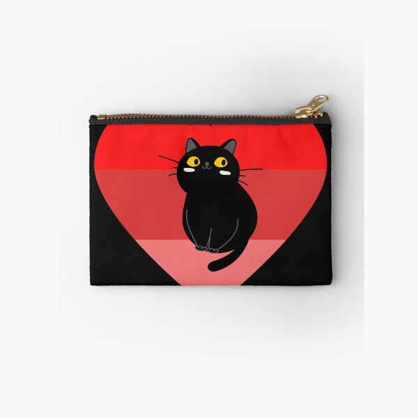 Item preview, cat heart sunset designed and sold by Highhocreations.