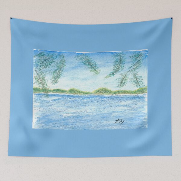 Item preview, Hultsjön, Sweden, in watercolour pencil designed and sold by Melindrea.
