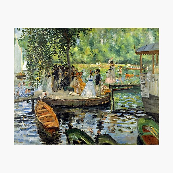 Vista previa del artículo con la obra «Pierre-Auguste Renoir La Grenouill», diseñado y vendido por TheSoulOfArt.