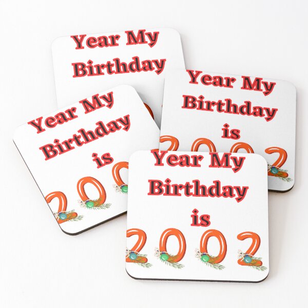 Item preview,  Year My Birthday is 2002 designed and sold by ASboom.