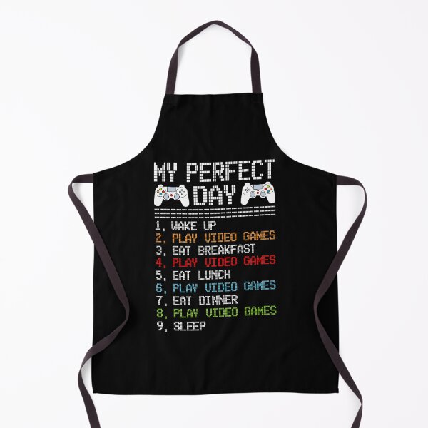 Item preview, My Perfect Day Video Gamer Daily Routine Funny Gamer Day Saying Gaming designed and sold by Md. Manjur Ahamed.