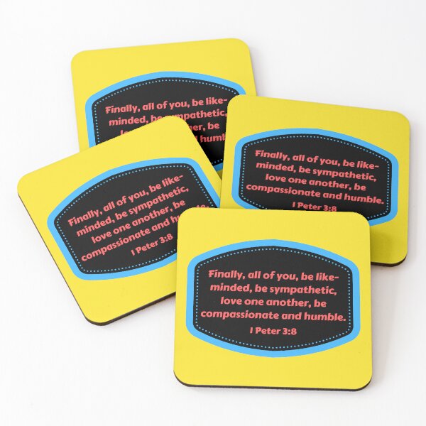 Item preview, Bible Verse 1 Peter 3:8 designed and sold by Prayingwarrior.