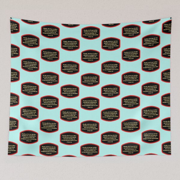 Item preview, Bible Verse 1 Peter 3:8 designed and sold by Prayingwarrior.