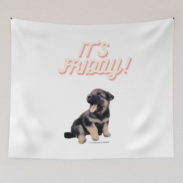Item preview, IT'S FRIDAY PUPPY designed and sold by ODesignsNShirts.