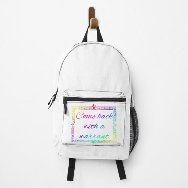 Item preview, Come back with a warrant designed and sold by Fangirlsleep.