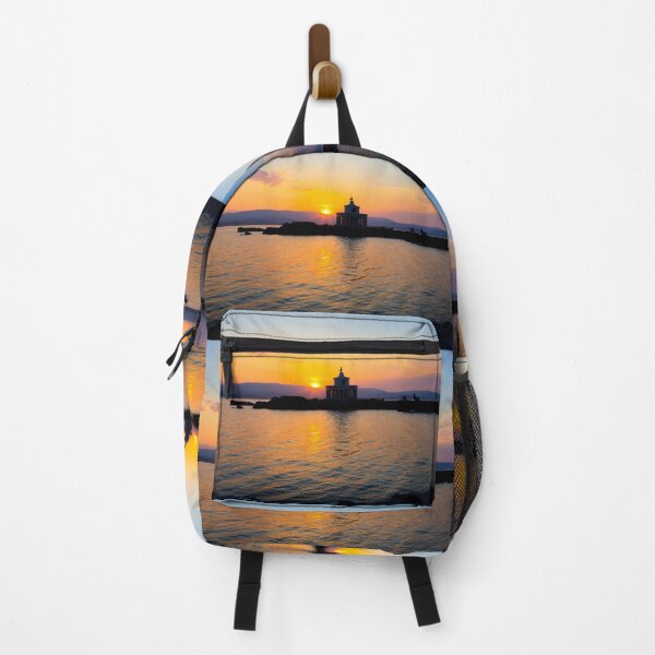 Item preview, Argostoli lighthouse Sunset, Kefalonia designed and sold by Paul Thompson Photography.