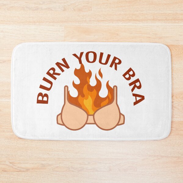 Item preview, Burn Your Bra Retro Feminist designed and sold by Epic Love Designs.