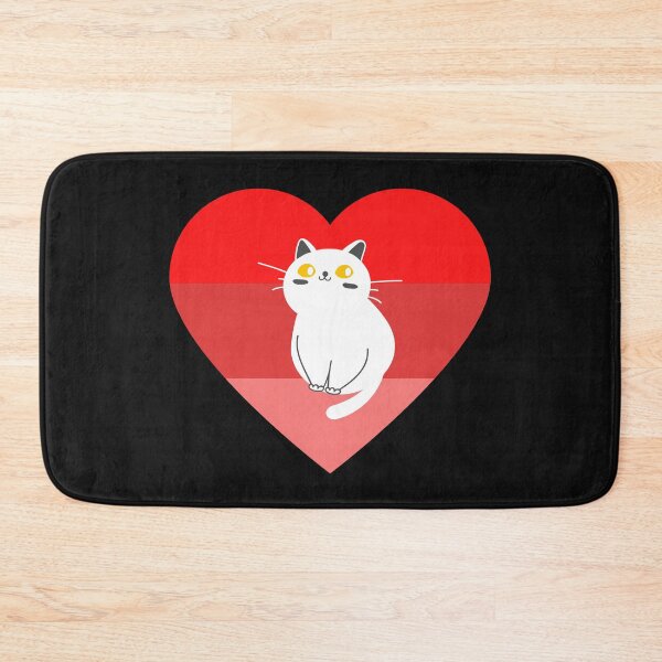 Item preview, cat heart sunset designed and sold by Highhocreations.