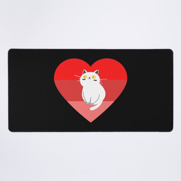 Item preview, cat heart sunset designed and sold by Highhocreations.