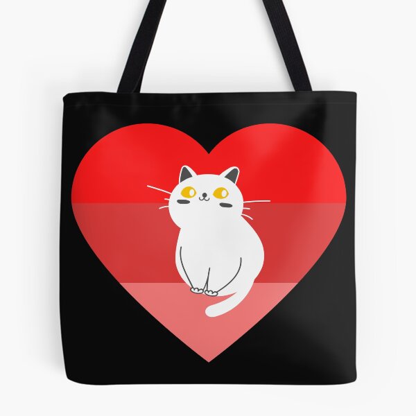 Item preview, cat heart sunset designed and sold by Highhocreations.