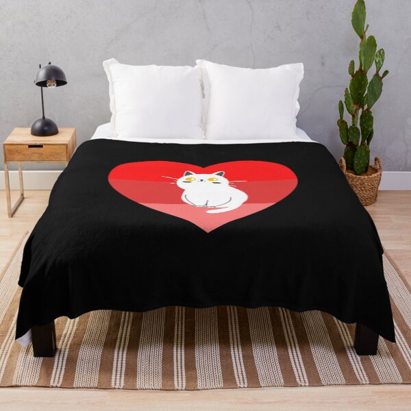 Item preview, cat heart sunset designed and sold by Highhocreations.