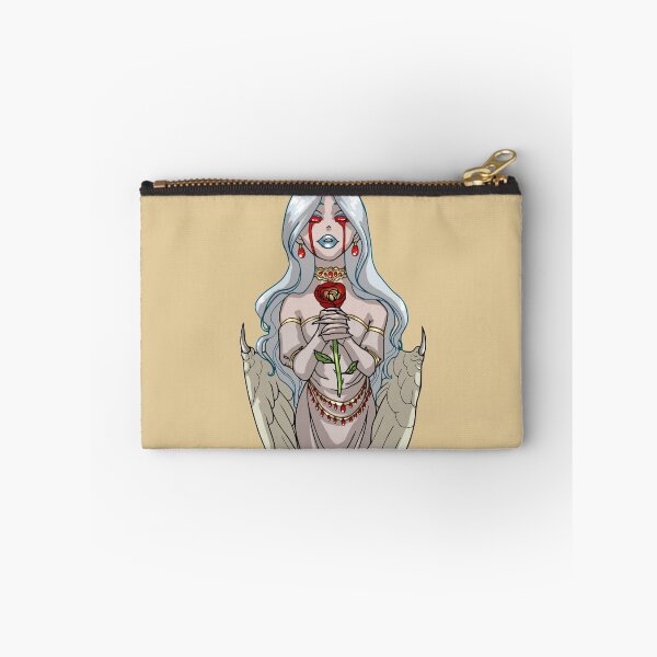 Item preview, Demoness Demon Girl White Wings and Roses MONSTER GIRLS Series I designed and sold by angelasasser.