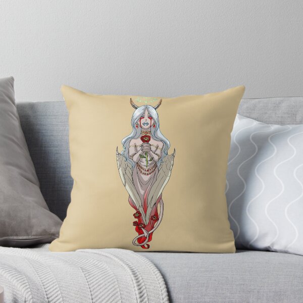 Item preview, Demoness Demon Girl White Wings and Roses MONSTER GIRLS Series I designed and sold by angelasasser.