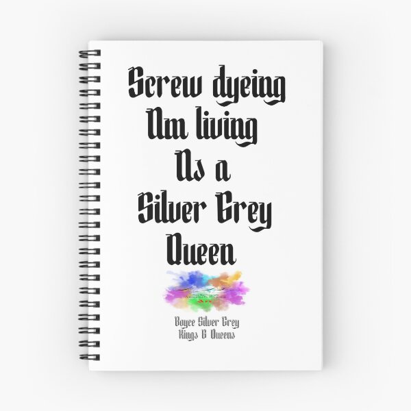 Item preview, Screw dyeing am living as a silver grey queen  [Black logo for white top] designed and sold by markyboyce247.