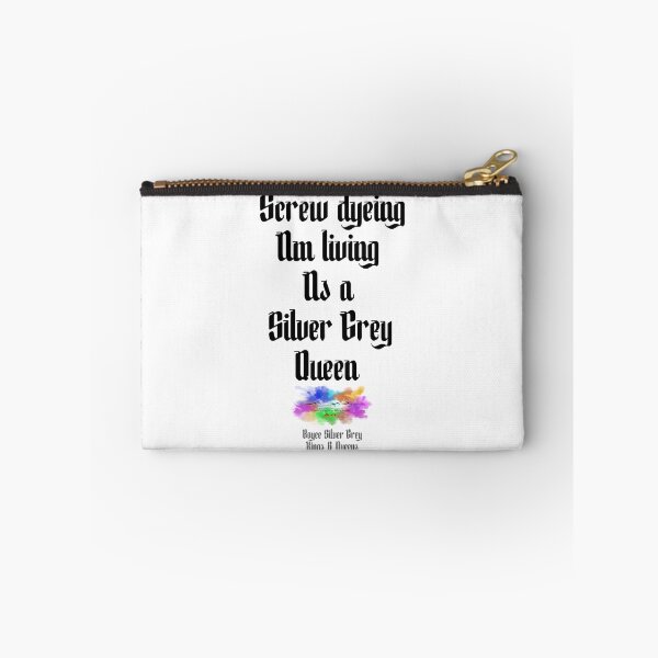 Item preview, Screw dyeing am living as a silver grey queen  [Black logo for white top] designed and sold by markyboyce247.