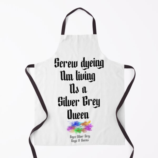 Item preview, Screw dyeing am living as a silver grey queen  [Black logo for white top] designed and sold by markyboyce247.