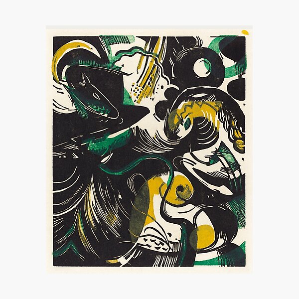 Item preview, Genesis II (Schopfungsgeschichte II) (1914) Franz Marc designed and sold by ScubaSamurai.