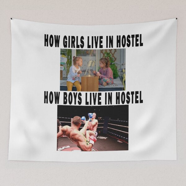 Item preview, how girls live in hostel, how boys live in hostel  designed and sold by GOLDFAMILYSHOP.