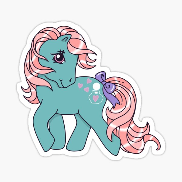 Item preview, My little pony pink g1 vintage retro 80s 90s nostalgia sticker designed and sold by heforkel5.