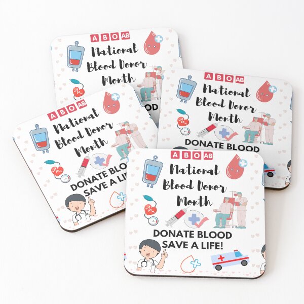 Item preview, January National Blood Donor Month design designed and sold by mark-taylor.