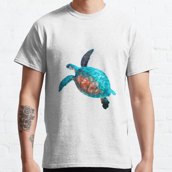 Loggerhead Sea Turtle T-Shirt [Water camo]