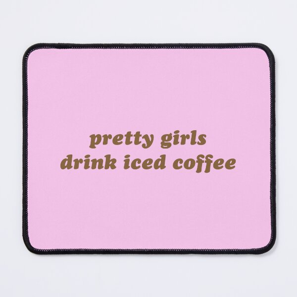 Item preview, Pink coffee addict print designed and sold by theaestheticco.