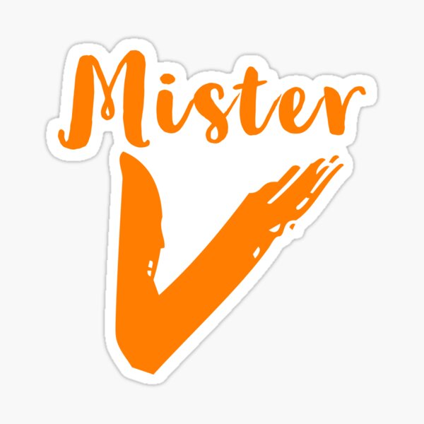 Mister V Sticker