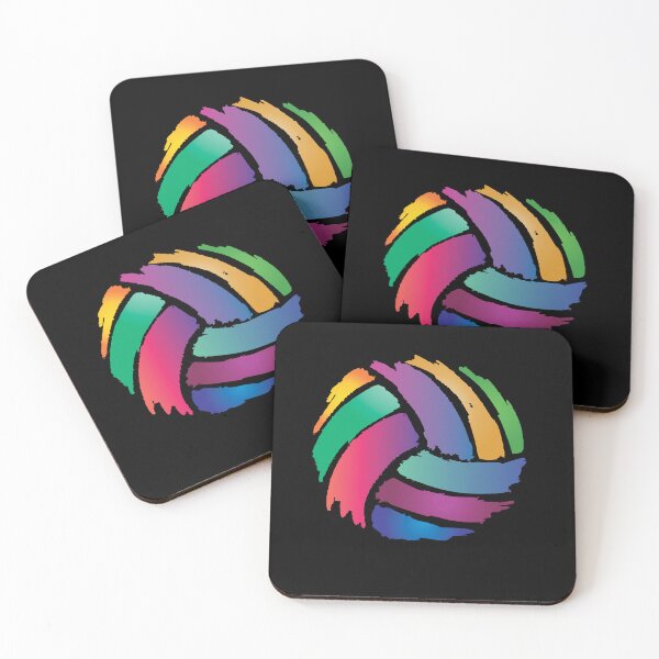 Item preview, Colorful Volleyball Sport Fans Gift Cute Color Splash Ball  designed and sold by Lenny Stahl.