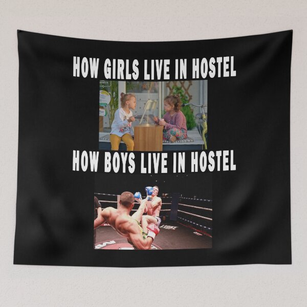 Item preview, how girls live in hostel, how boys live in hostel designed and sold by GOLDFAMILYSHOP.