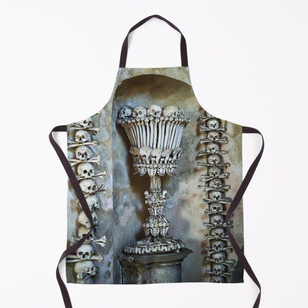 Item preview, Sedlec Ossuary Chalice Photo Art, Skull Bone Church, Halloween Skull Art designed and sold by Sedlec Ossuary Project.