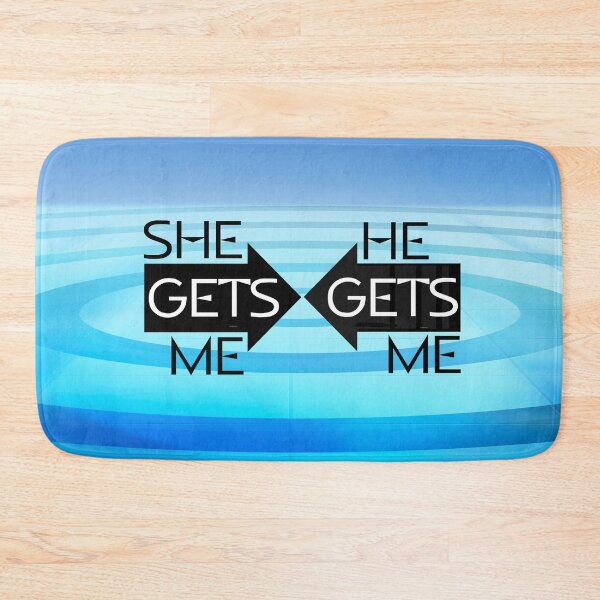 Item preview, She Gets Me, He Gets Me designed and sold by teepossible.