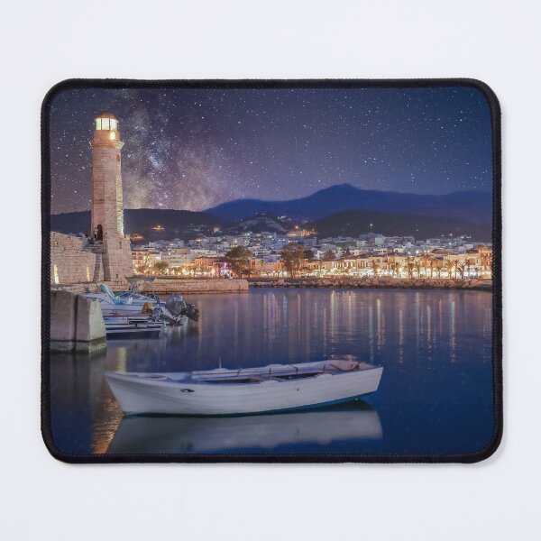 Item preview, CRETE Old Port at sunset Rethymno Greece designed and sold by allincrete.