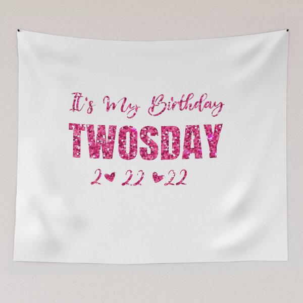 Item preview, It's My Birthday Twosday 2 22 22 Essential T-Shirt, Funny Birthday Shirt designed and sold by Artisan   Kimo.