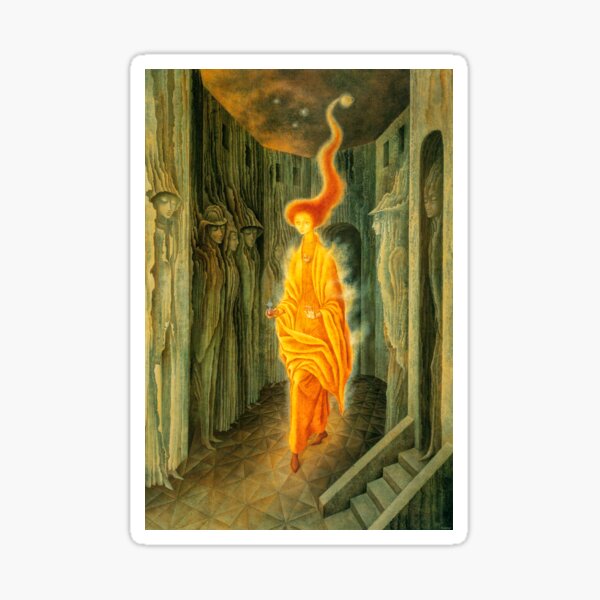 The Call, by Remedios Varo Sticker