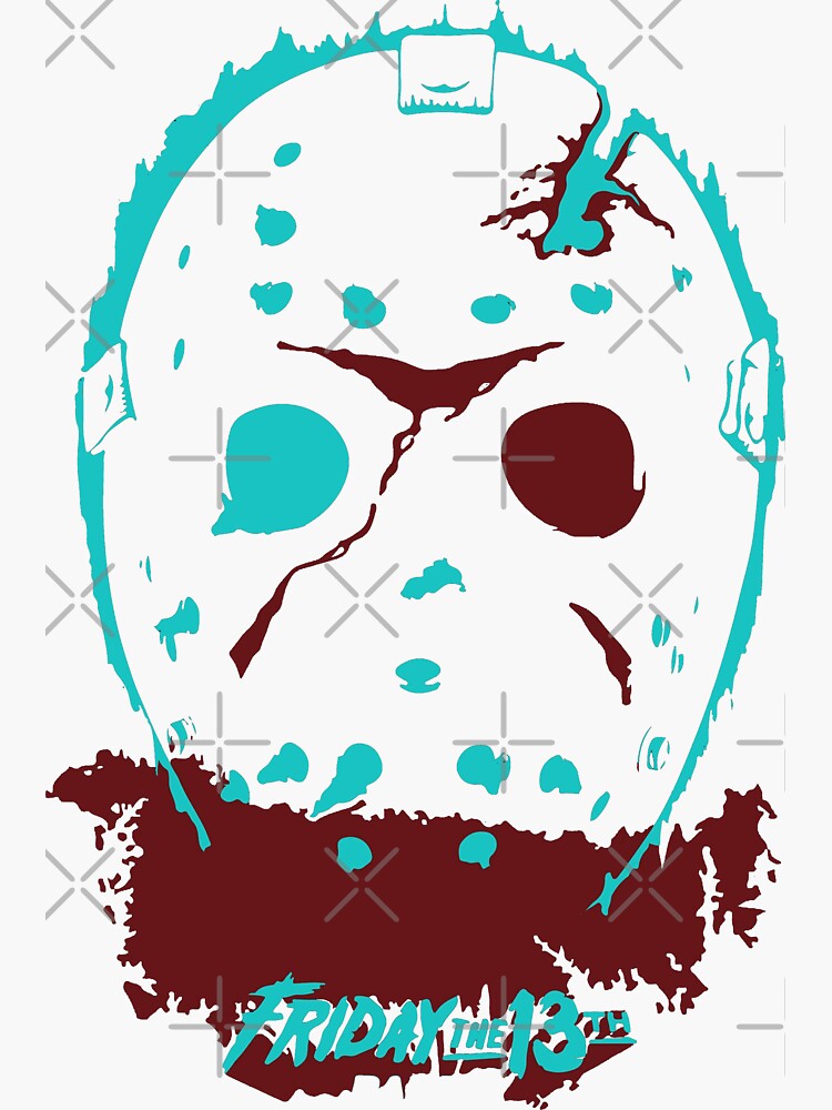 Jason Voorhees Sticker for Sale by King Moon