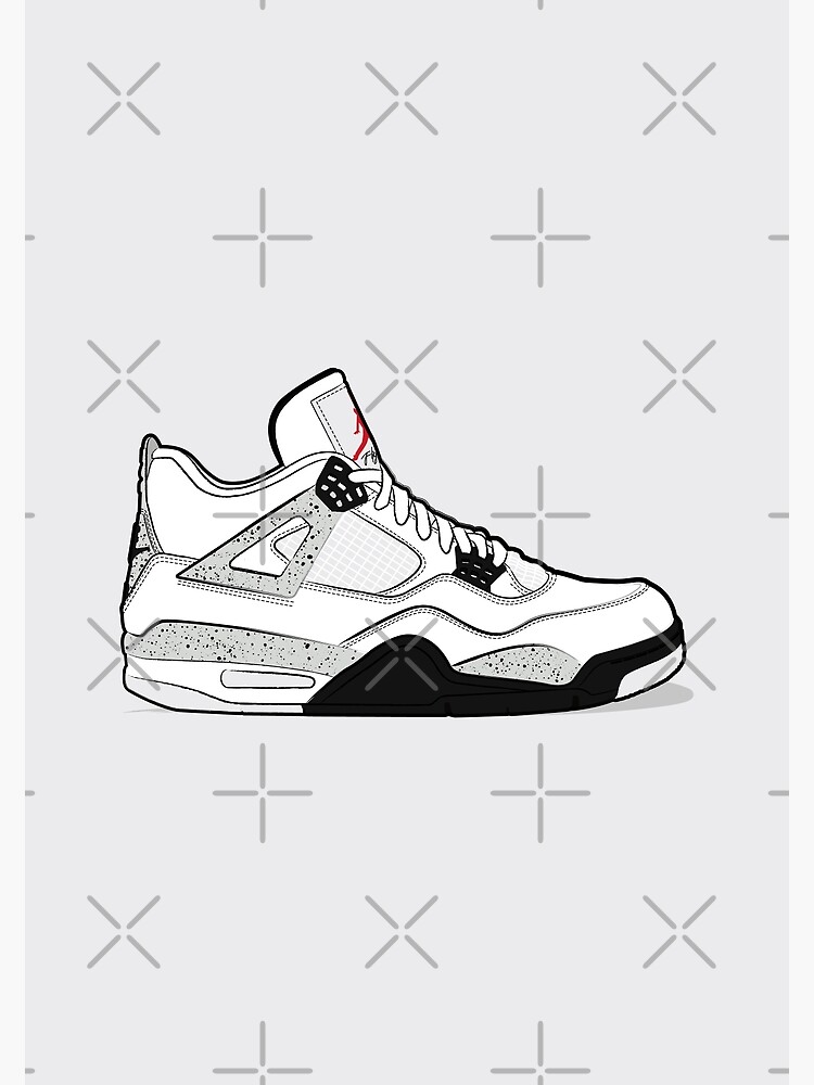 Air Jordan 11 Cool Grey Poster by Graphkicks