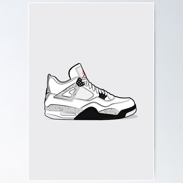 Air Jordan 4 Motorsport Poster