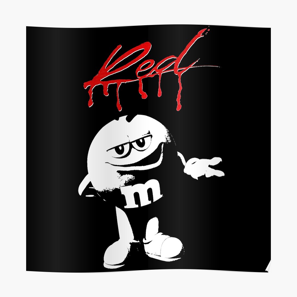 WLR Red M&M Art Print for Sale by only1bigboy