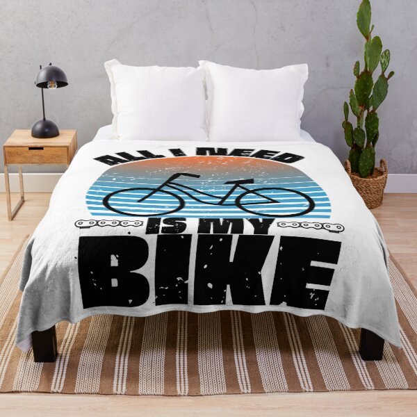 Aperçu de l'œuvre Copie de Cycling Lover / All I Need Is My Bike / Bicycle Enthusiasts - Blanc créée et vendue par Designs By YL.