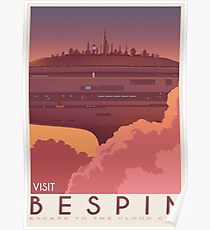 Bespin poster. Starwars retro travel. Cloud city. Illustration. Jedi return. Boba fett art. Movie poster. Vacation poster. Inspired vintage Poster