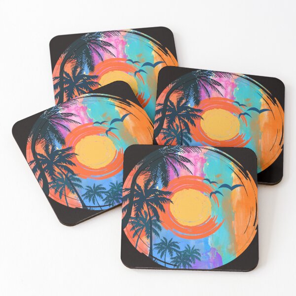 Item preview, Palm Tree Beach Sunset In Summer designed and sold by Rahke.