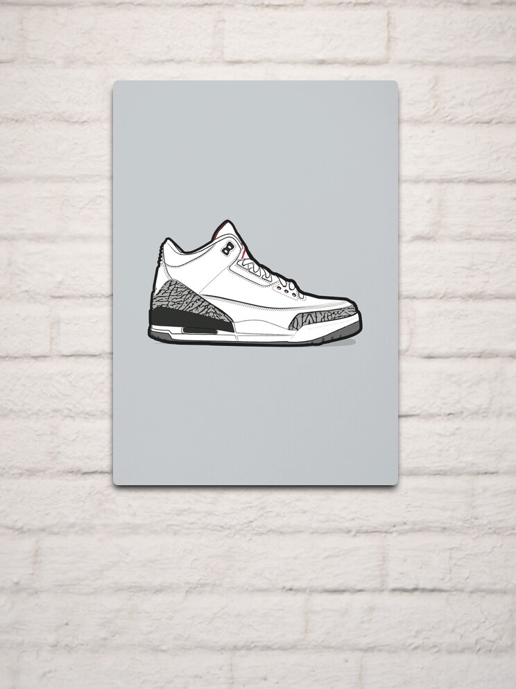 Air Jordan 3 Metal Wall Art / Air Jordan 3 Metal Prints for Sale - Fine Art  America