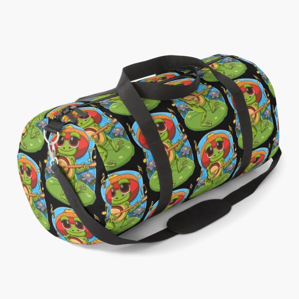Item preview, Frog Playing Banjo on Mushroom Cute Cottagecore Aesthetic designed and sold by Hananiah Merch.