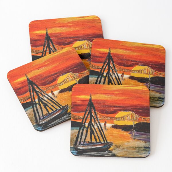 Item preview, Sailing in bay by the golden Gate Bridge. designed and sold by kkartwork.