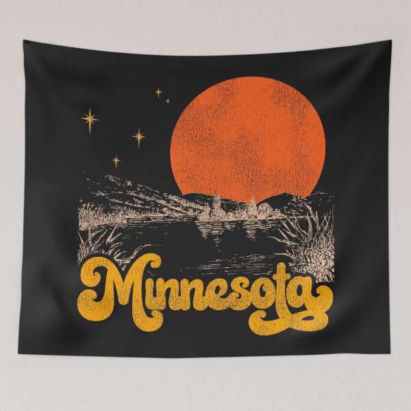 Item preview, Vintage State of Minnesota Mid Century Distressed Aesthetic designed and sold by ourkid.